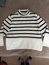 H&M Striped Turtleneck Sweater