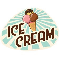 ICE CREAM 3 Concession Decal