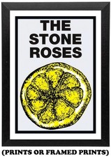 Stone Roses Lemon Poster 90's
