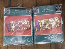 The Craft Collection 2 Tapestry Kits Clematis & Grapevine Bolster