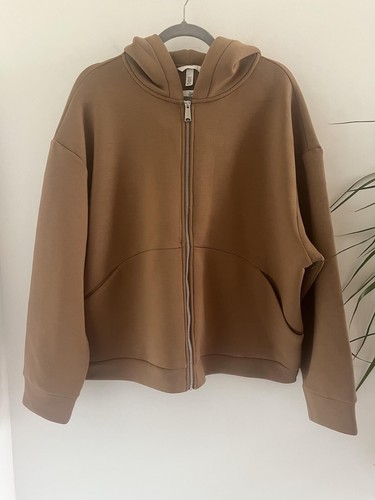 Brown zip hoodie xl - brown,