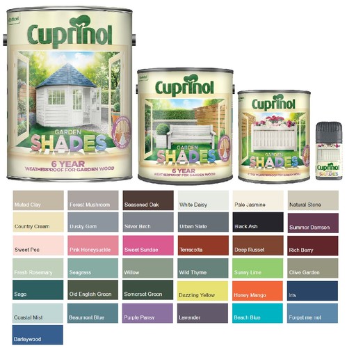 Cuprinol garden shades paint - shades,