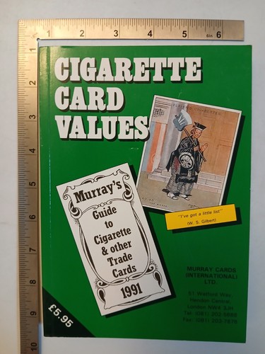 Cigarette card values murray - cigarette,