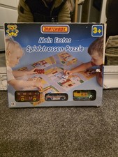 Vintage Matchbox My First Matchbox Jigsaw Playmat - Bus Train Police Car