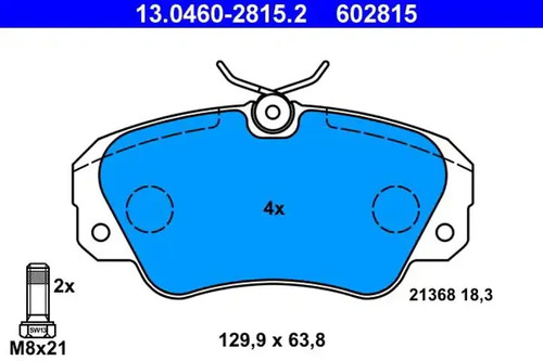 Brake pads 0460 2815 ate - pads,