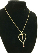 Sparkly Heart Pendant Necklace