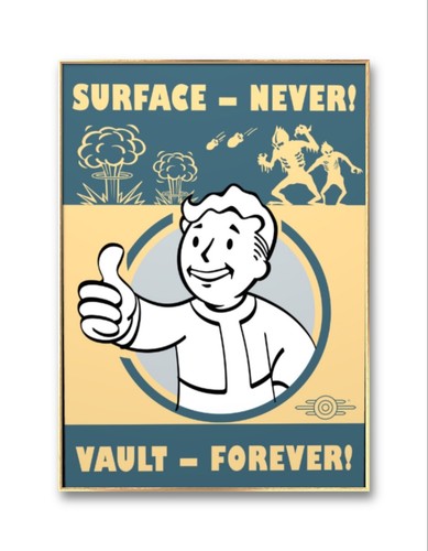 Fallout poster ps5 ps4 - fallout,