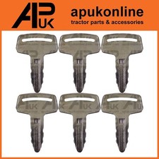 6x Ignition Keys for Kubota KX Loader Mini Excavator Dumper Digger Tractor 53630
