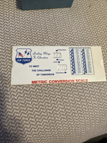 Vintage air force metric - vintage,