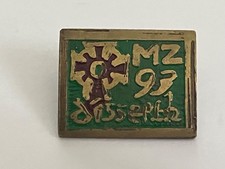Vintage Motorcycle Lapel Pin 1993 MZRC MZ Riders Club Dissepth Enamel Pin Badge