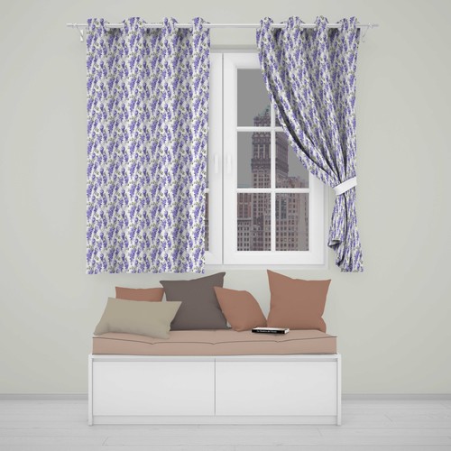 Blackout eyelet curtains soft - eyelet,
