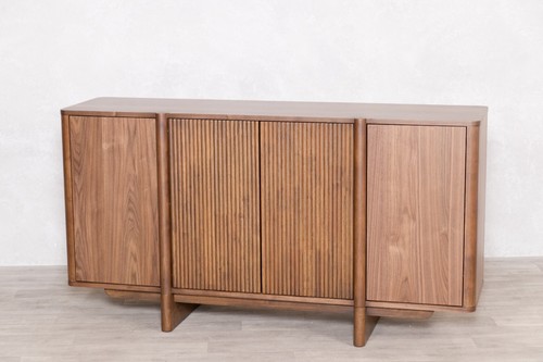 Wooden sideboard walnut - wooden,