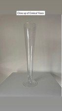 Conical Vases 50cm Tall X 8