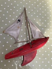 Star Yacht Birkenhead FOR RESTORATION, Vintage Model Sailing Boat Toy, Old SY 1