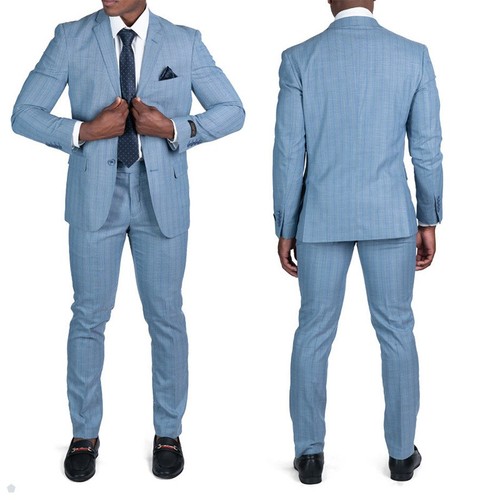 Bright striped men suits - striped,