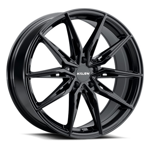 One inch black - alloy, wheel