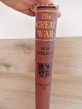 HW WILSON THE GREAT WAR THE STANDARD HISTORY OF THE ALL EUROPE CONFLICT VOL 3