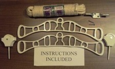 VICTORIAN STYLE CEILING HANGING CLOTHES DRYER CAST IRON PULLEY ROPE LAUNDRY MAID