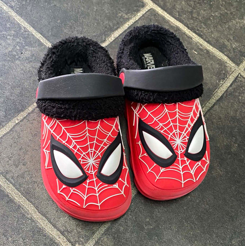 Marvel spiderman fur lined - spiderman,
