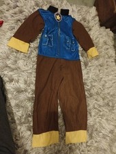 Paw Patrol Chase Costume Fancy Dress Up size small approx Age 5-6