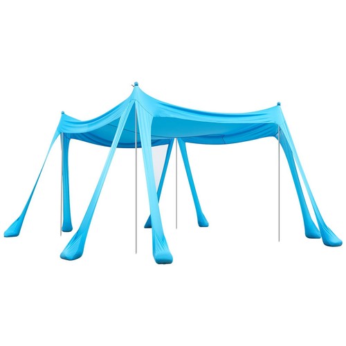 Beach sun shelter 10x10ft - beach,