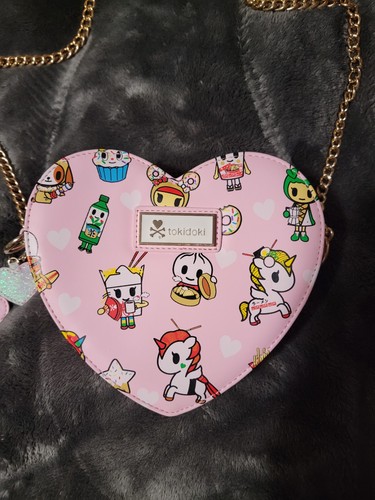 Tokidoki pink heart crossbody - pink,