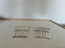 2 SETS OF 6 SILVER PLATED