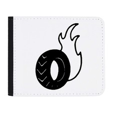 'Flaming Tyre' Wallet (WL00006016)