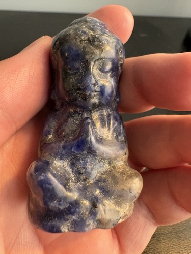 Sodalite buddha crystal - sodalite,