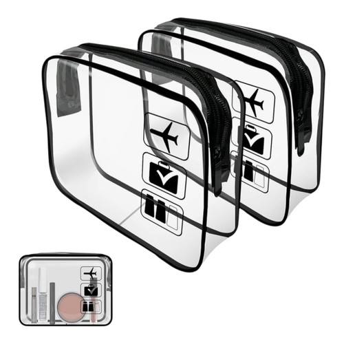 Clear travel toiletry - travel, bag