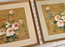 Two vintage pair Hand Painted