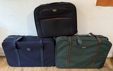 Bundle Set Job Lot Of 3 Suitcases Antler Telescopic 2 Wheels 79 x 51 x 21cm