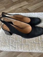 Hobbs Marilyn Anselm Black Suede Shoes Size 5