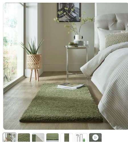 Green rug - green,