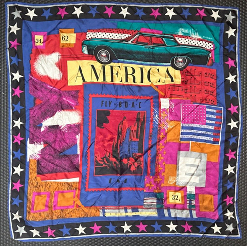 Perry ellis boac silk scarf - ellis,