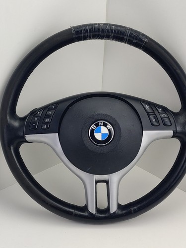 Leather steering wheel m - steering,
