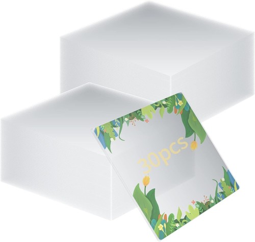 Pieces clear acrylic - 30,