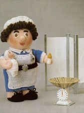 Dolls Knitting Pattern WOOLLY