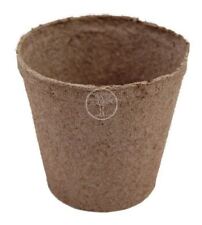 Jiffy Peat Pots 4.33" x 4" - Round Deep Compostable Brown #340 - Case of 960