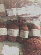 Rowan RY Classic Wool Tweed shade no 959 Ottoman (Red)  14 + 50gm Balls