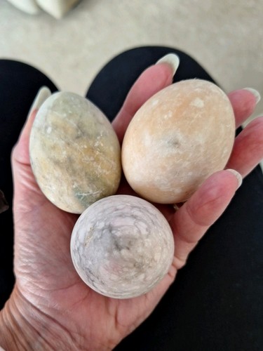 Decorative stone eggs marble - decorative, ,