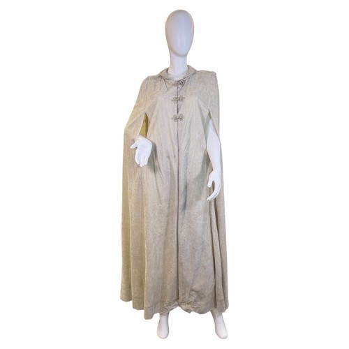 1970s vintage ivory velvet - ivory,