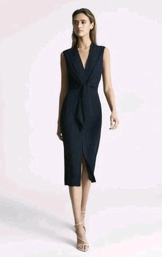 Reiss stevie tie waist midi - tie-waist,