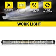 20" LED Lower Bumper Straight Work Light Bar Spot Flood Replaces For Ford F150