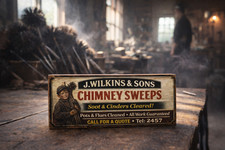 Chimney Sweep Wooden Sign