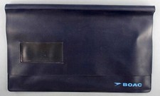 BOAC VINTAGE AIRLINE DOCUMENT WALLET HOLDER 1960’S JET SET B.O.A.C.