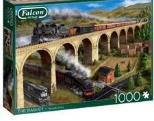 1000 Pieces Falcon De Luxe Jigsaws  Cardboard Landscape Animal Flowers