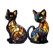 Animal Table Lamp Cat Statue