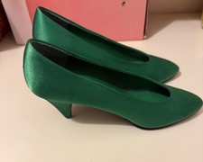 Faith Satin Kitten Heel Pumps