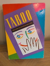 Taboo vintage board game - board, of